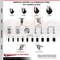 Service Caster 4 Inch 316SS Soft Rubber Swivel 1-1/2 Inch Expanding Stem Caster Set Brake SCC SCC-SS316EX20S414-SRS-TLB-112-4 - alternate 4